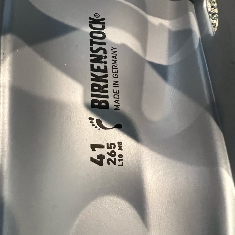 Birkenstock Plastic Sandals!  BNIB!  Very cushiony and comfy! Size 41